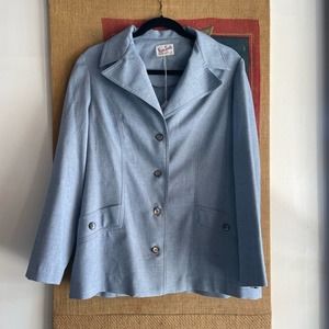 70’s Vintage Baby Blue Blazer